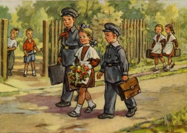 Сюжетные картины про школу