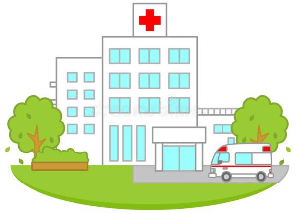 Больница рисунок