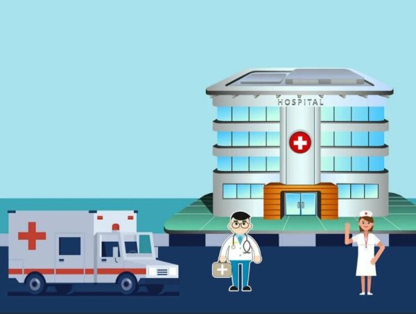 Больница рисунок для детей