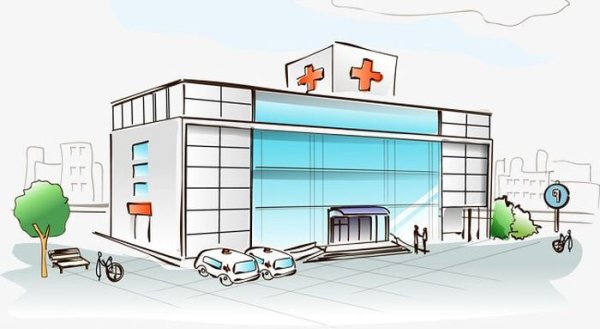 Нарисовать больницу