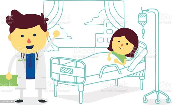 Больной в палате карикатура