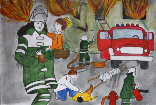 Пожарные глазами детей