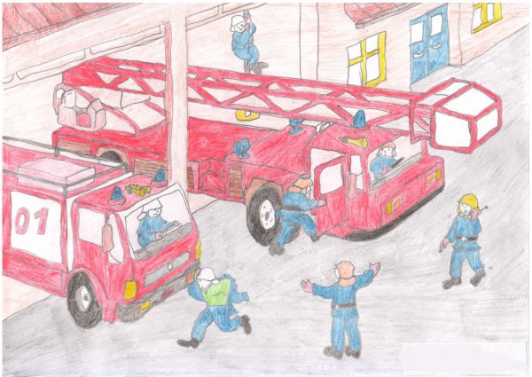 День спасателя рисунки детей