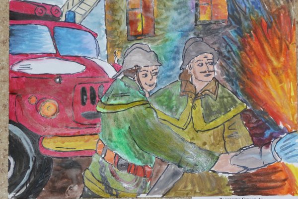 Рисунок на тему МЧС России