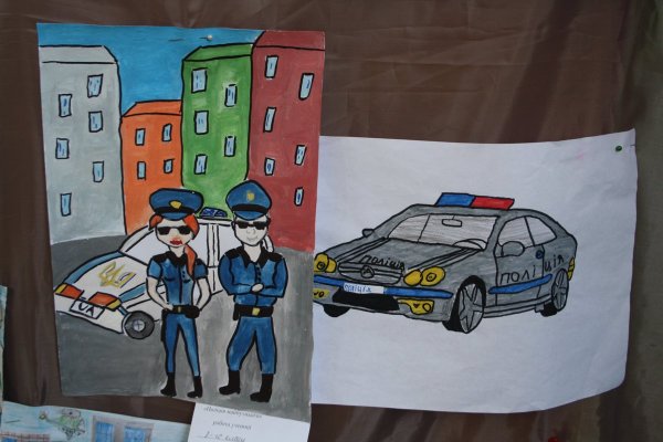 Полиция рисунок