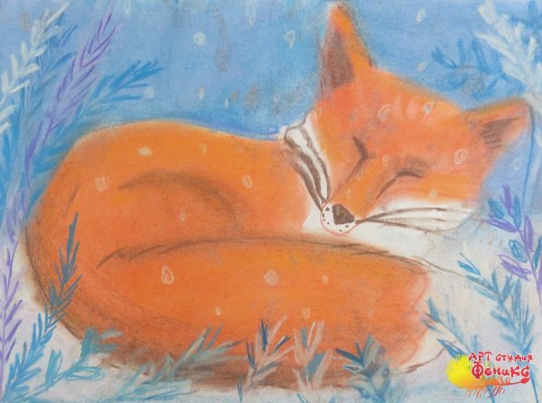 Рисунок пастелью для детей