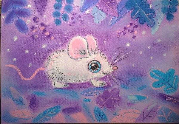 Рисунок пастелью для детей