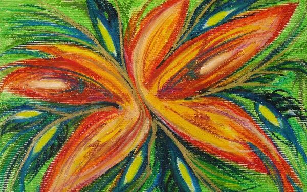 Абстракция пастелью