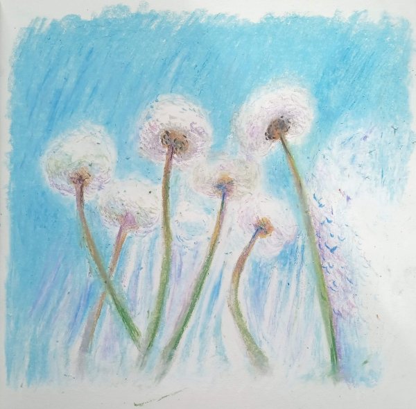 Рисуем масляной пастелью с детьми