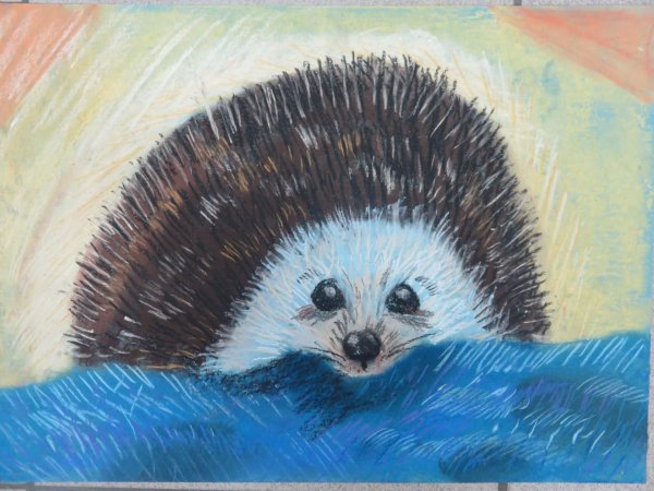 Рисование пастелью с детьми 5 лет