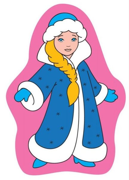 Рисование Снегурочки