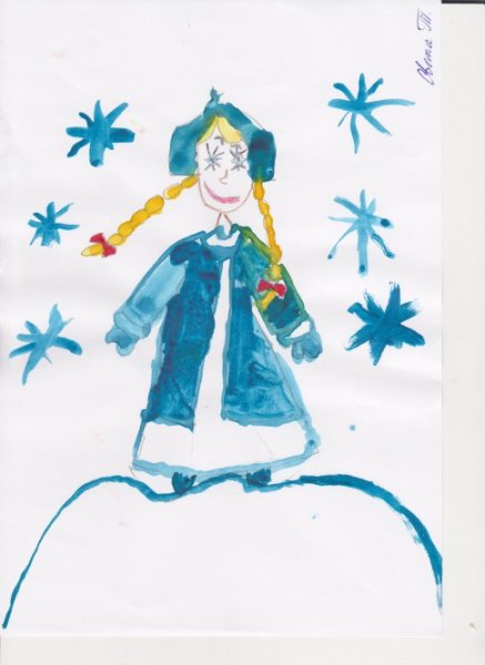 Снегурка рисунок