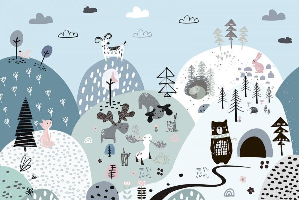 Иллюстрации в скандинавском стиле