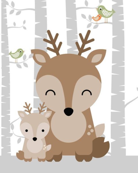 Звери в скандинавском стиле