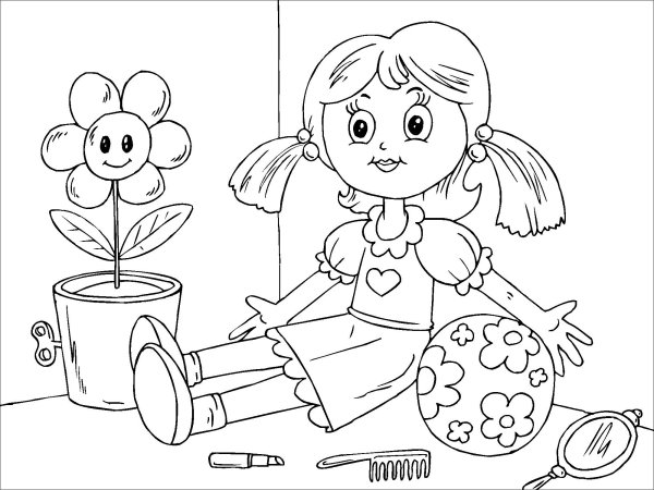 Раскраска для девочек