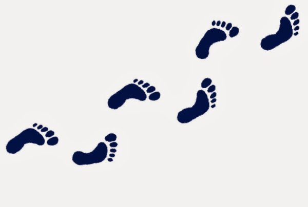 Следы мультяшные