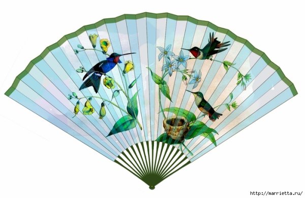 Веер рисунок