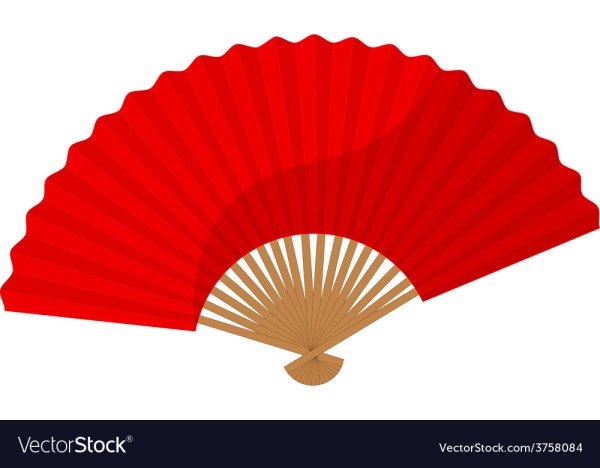 Китайский веер вектор