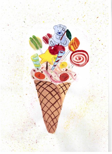 Сладкоежка рисунок