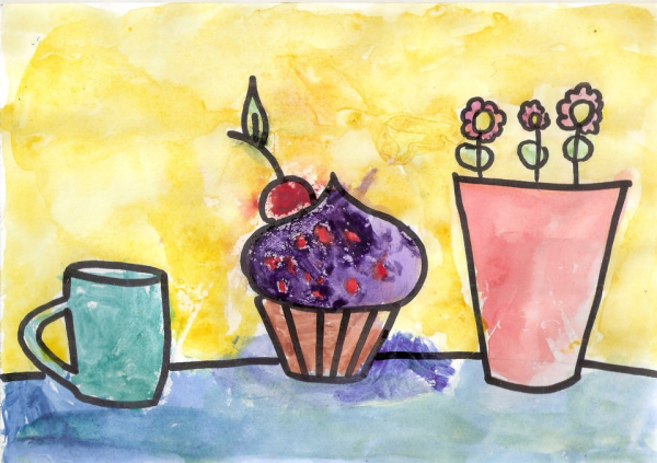 Рисунки на свободную тему сладости