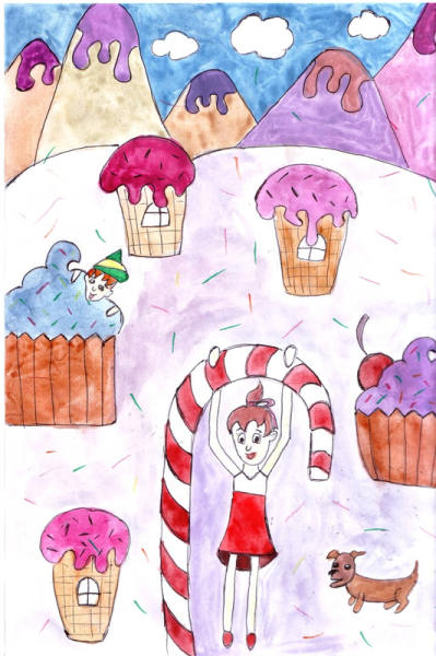 Мир сладостей рисунок