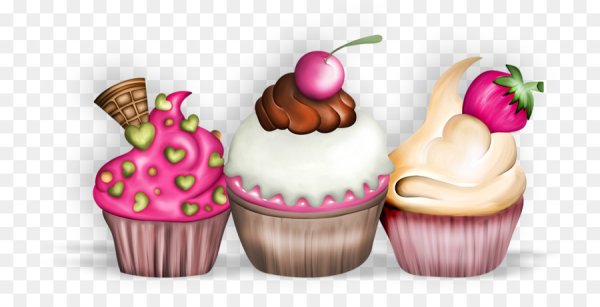 Кекс рисунок на прозрачном фоне