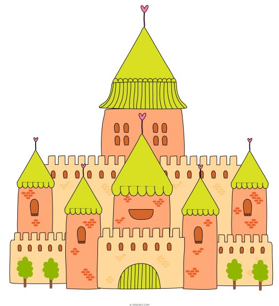 Рисование сказочный дворец
