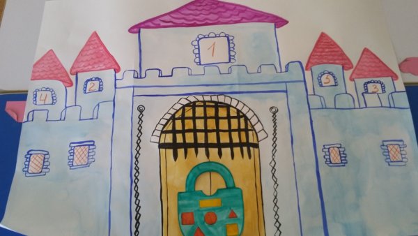 Рисование сказочный дворец