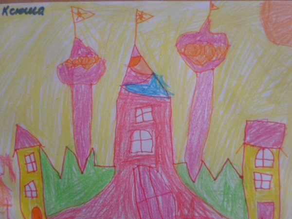 Рисование в ДОУ сказочный дворец