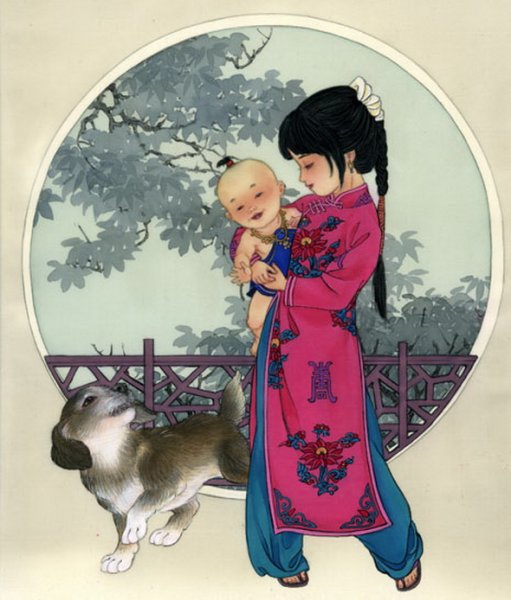 Собаки в японской живописи