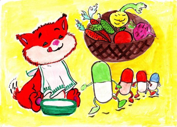 Иллюстрации на тему витамины