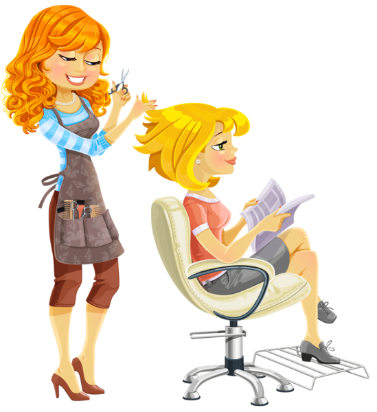 Раскраска парикмахер для детей