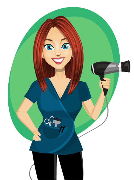 Раскраска парикмахерская для детей