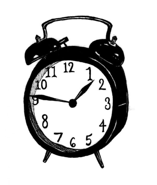 Рисование будильника