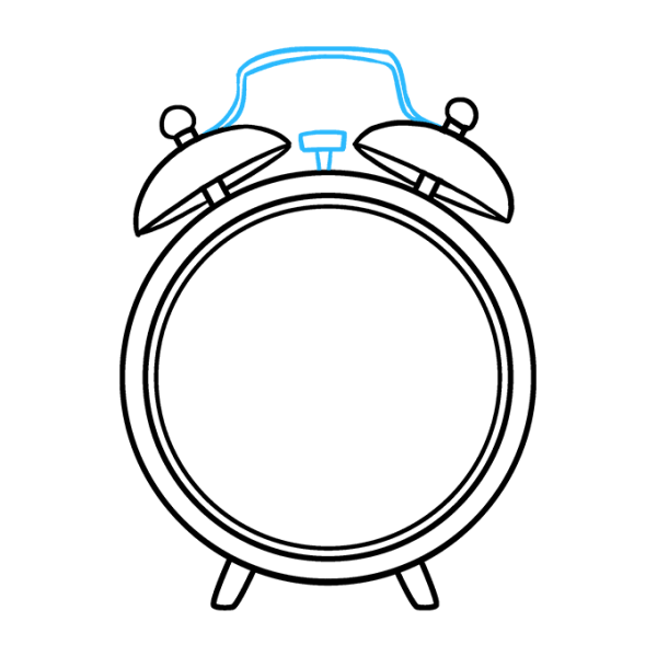 Рисование будильника