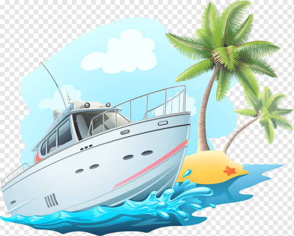 Поэтапное рисование кораблика