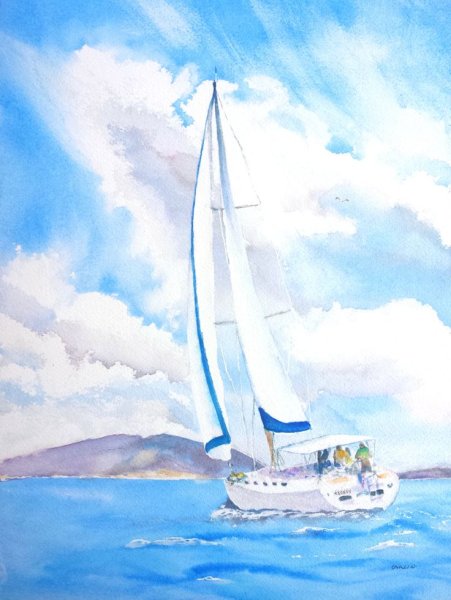 Парусная лодка для детей