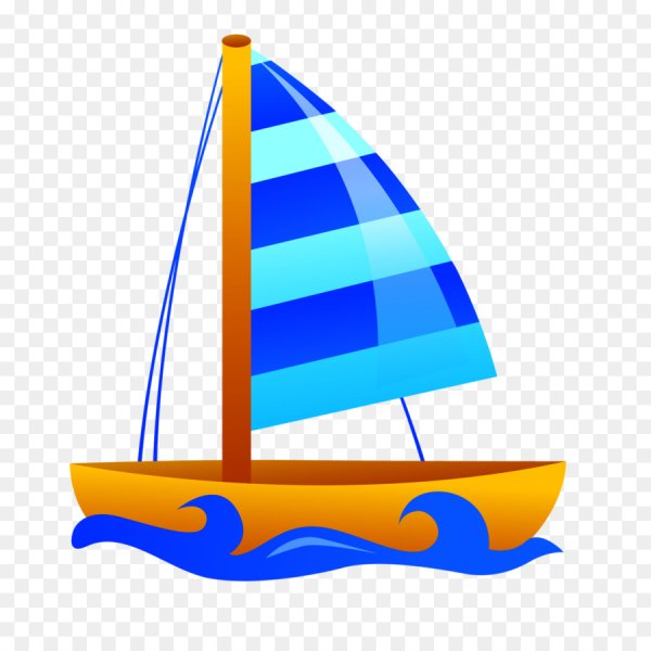 Парус на белом фоне