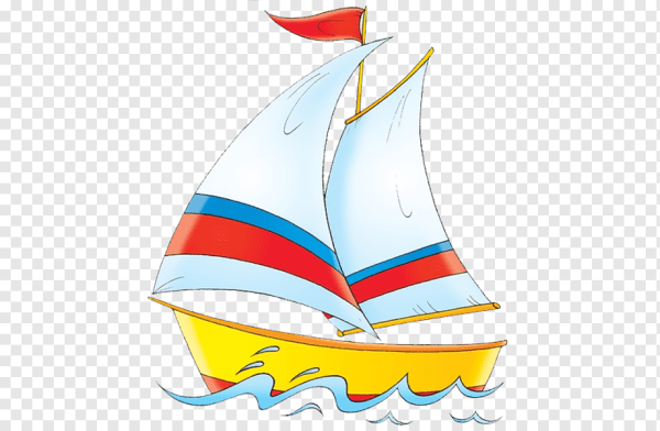 Лодка с парусом для детей