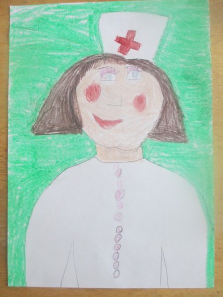 Медицинская сестра без фона