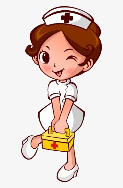 Раскраска медсестра для детей