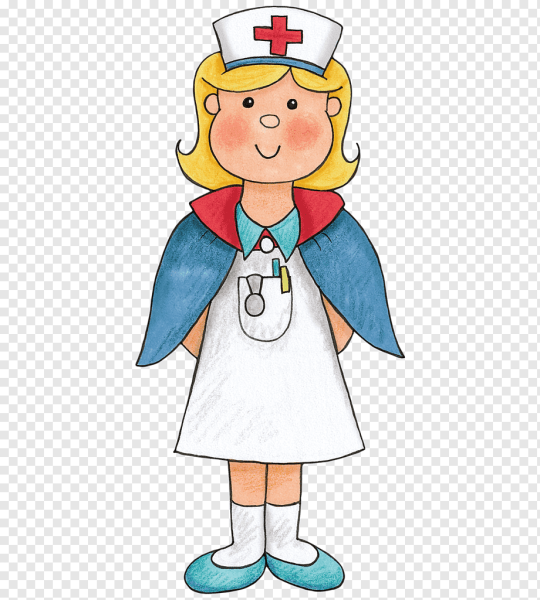 Раскраска медсестра для детей