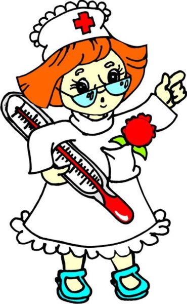Раскраска медсестра для детей