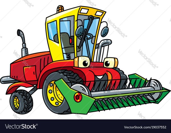 Раскраска комбайн Нива