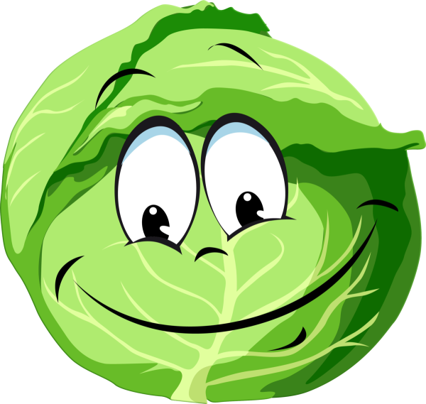 Веселые овощи и фрукты