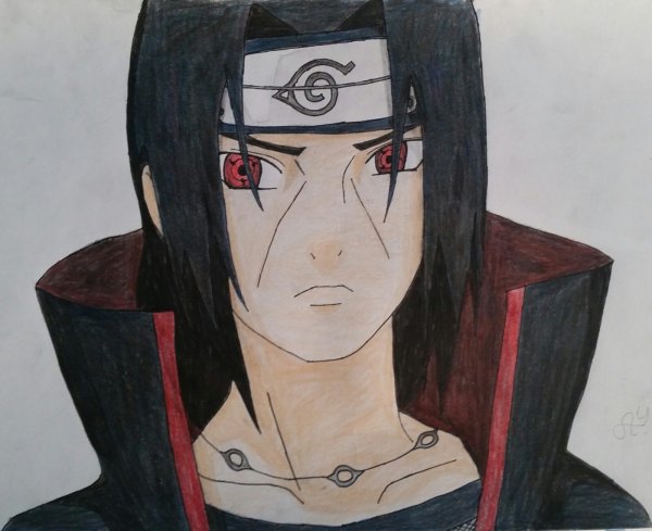 Скетч Наруто Итачи