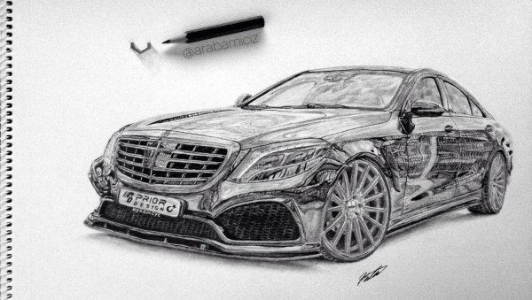 Мерседес АМГ E 63 S карандаш