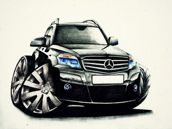 Раскраска Мерседес c63 AMG