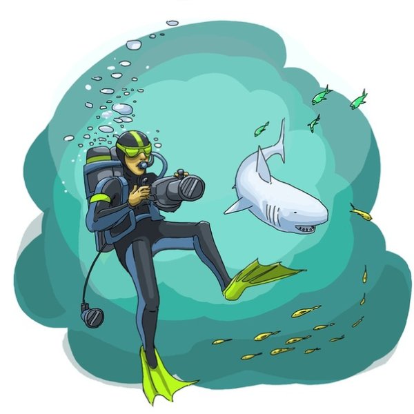 Дети аквалангисты