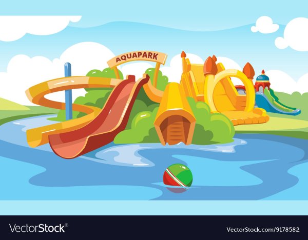 Аквапарк мультяшный